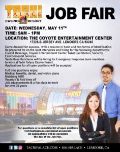 tachi palace employment|tachi palace job openings.